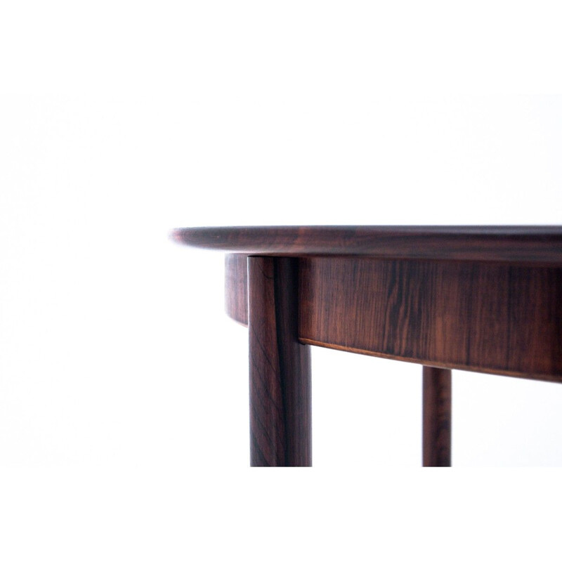 Rosewood vintage Danish dining table, 1960s