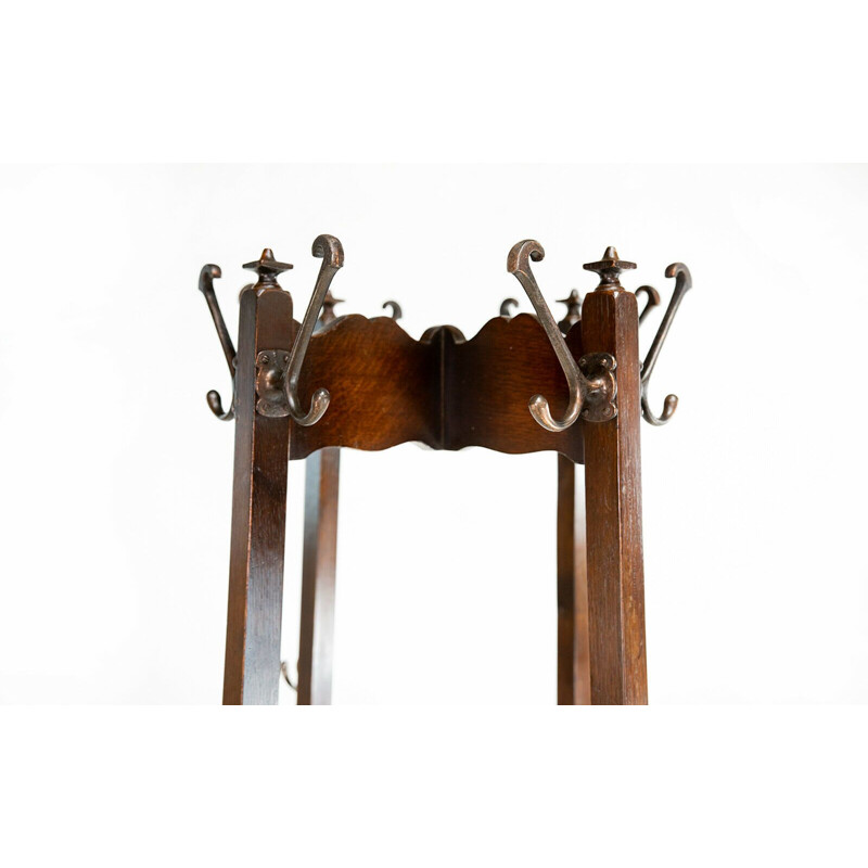 Vintage Edwardian mahogany umbrella stand, 1910