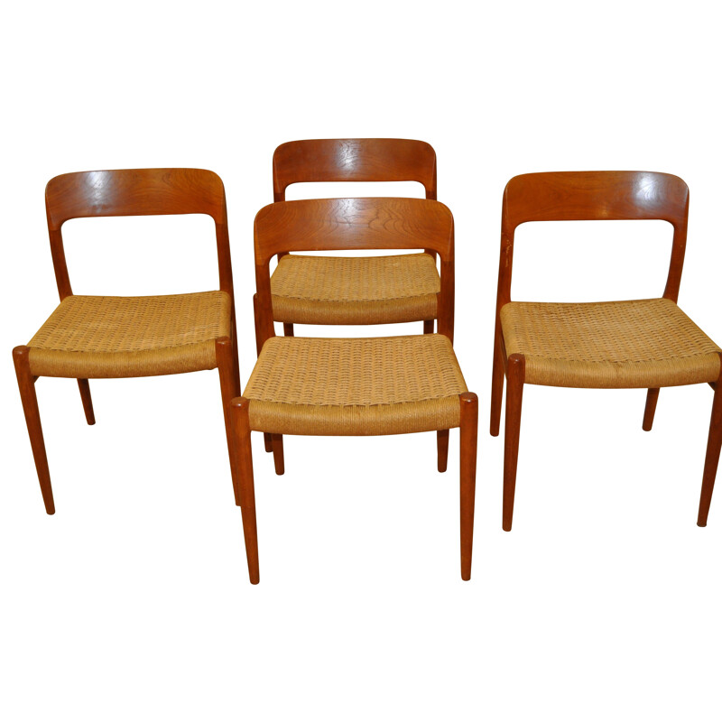 Suite de 6 chaises "75", Niels O  MOLLER - années 70