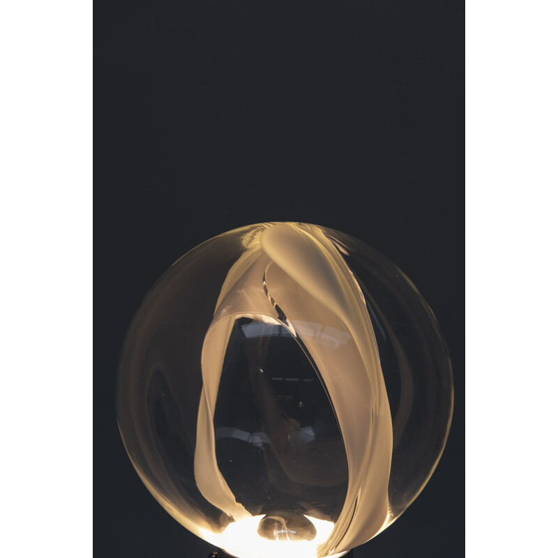 Lampe de table vintage "Membrane" par Toni Zuccheri pour Venini, Italie 1960