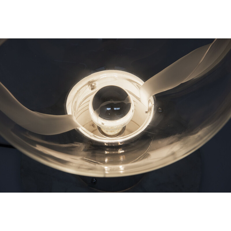 Vintage tafellamp "Membrane" van Toni Zuccheri voor Venini, Italië 1960