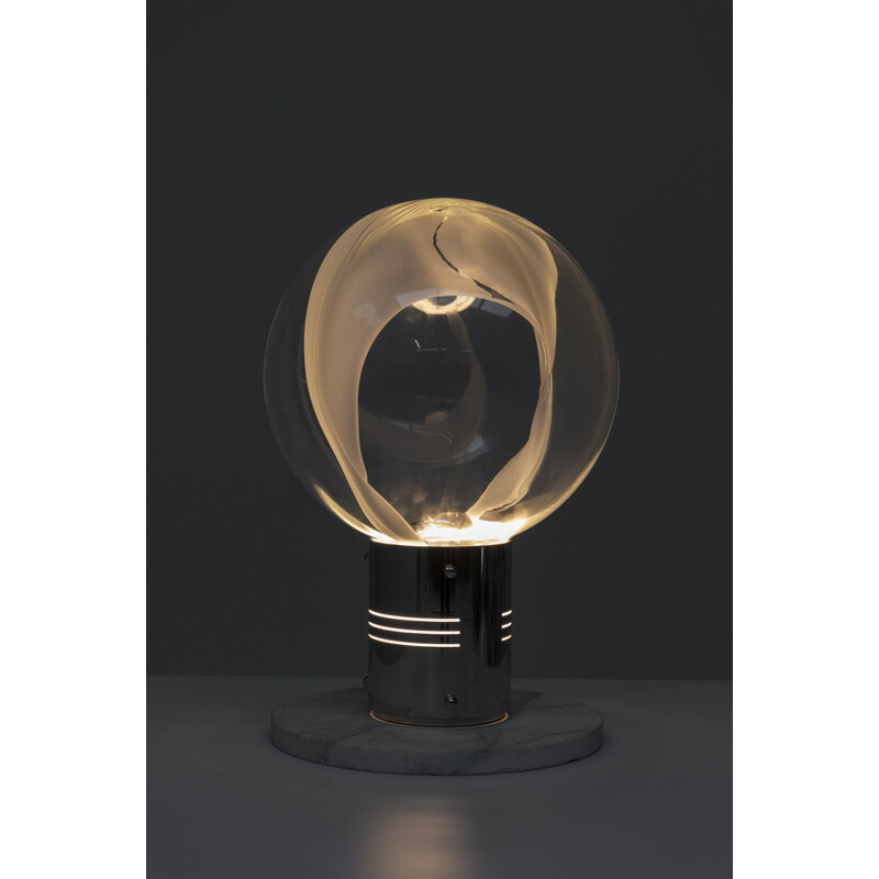 Lámpara de mesa vintage "Membrane" de Toni Zuccheri para Venini, Italia 1960