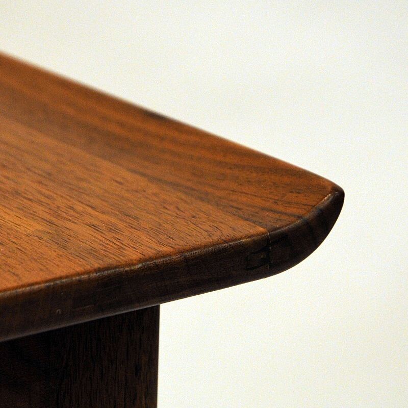 Pair of vintage Swedish teak side tables Frisco by Folke Ohlsson for Tingströms, 1960s