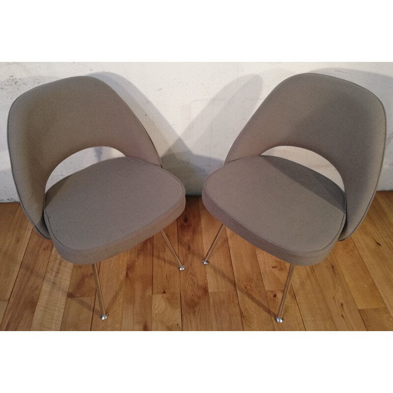 Vintage conference armchair by Eero Saarinen for Knoll International