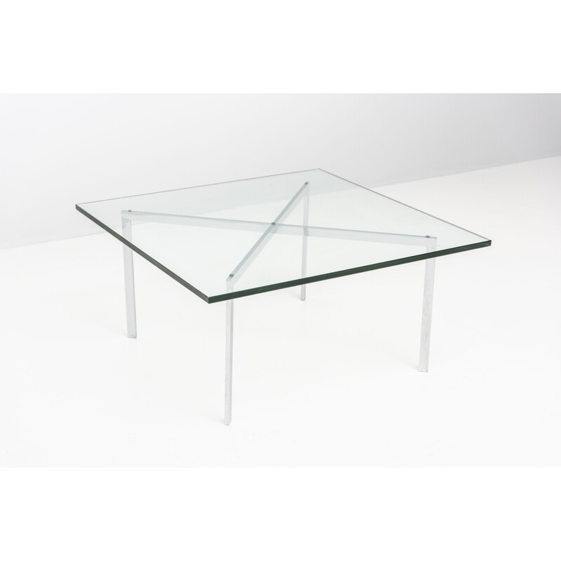 Vintage "Barcelona" coffee table by Ludwig Mies Van Der Rohe for Knoll Int., Germany 1960s