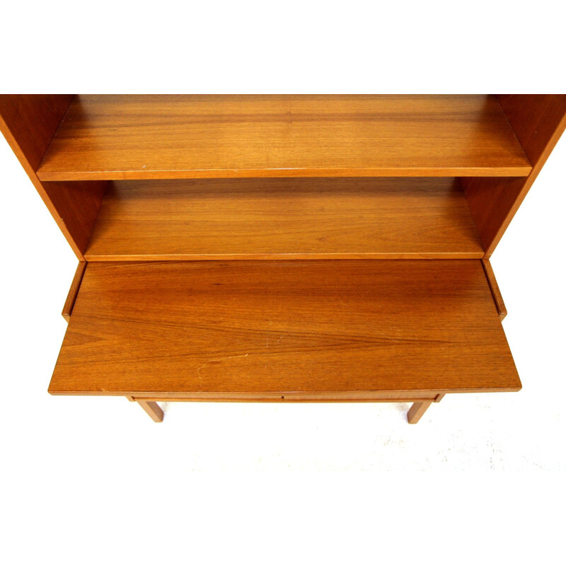 Vintage teak secretary, Sweden 1960