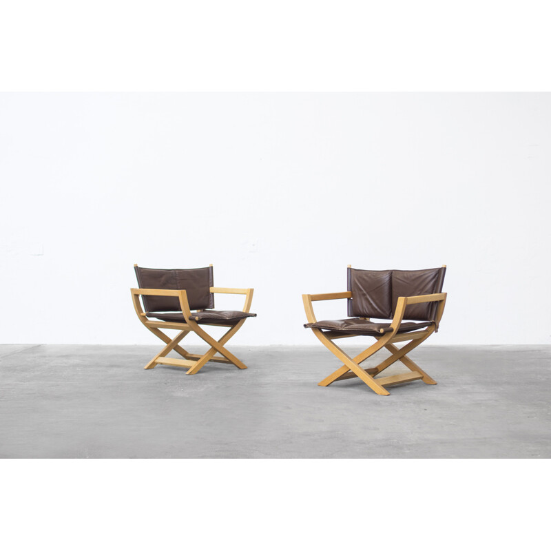 Pair of vintage Danish armchairs by Westnofa, 1960s