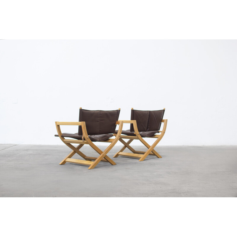 Pair of vintage Danish armchairs by Westnofa, 1960s