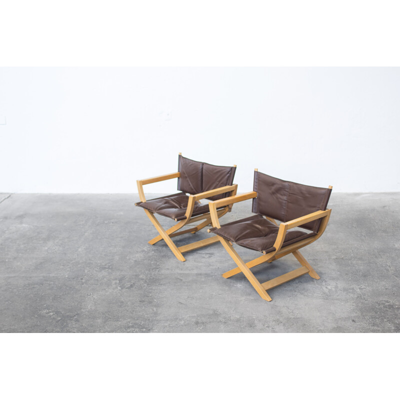 Pair of vintage Danish armchairs by Westnofa, 1960s