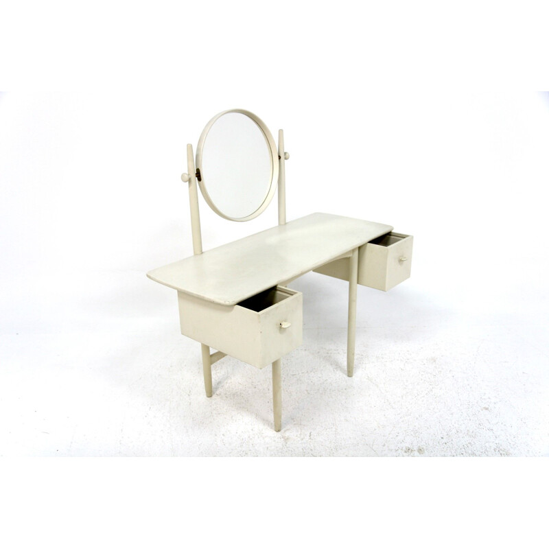 Vintage beechwood dressing table by Engström and Myrstrand for Bodafors, Sweden 1960