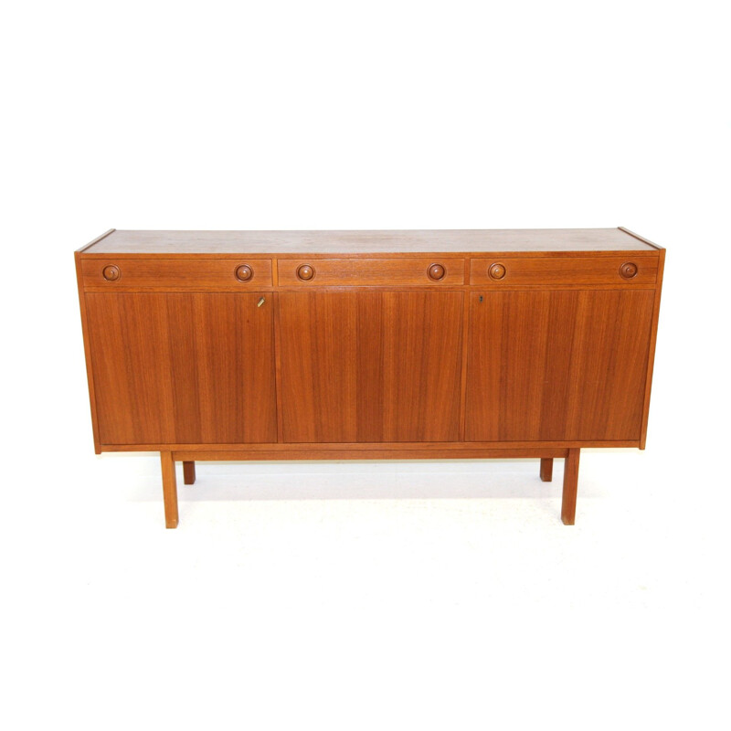 Credenza scandinava in teak, Svezia 1960