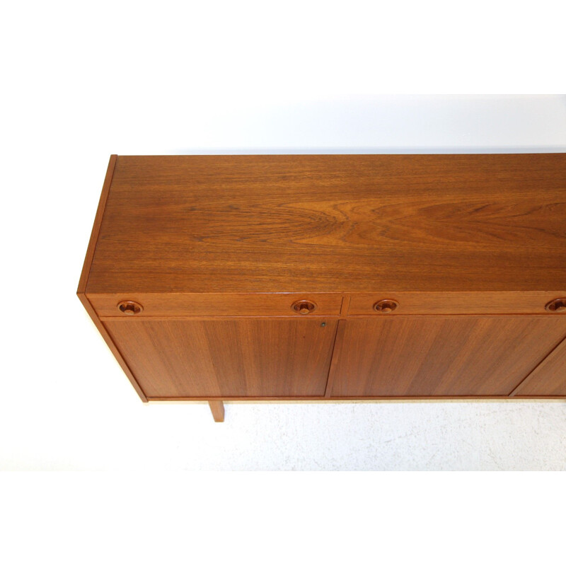 Credenza scandinava in teak, Svezia 1960