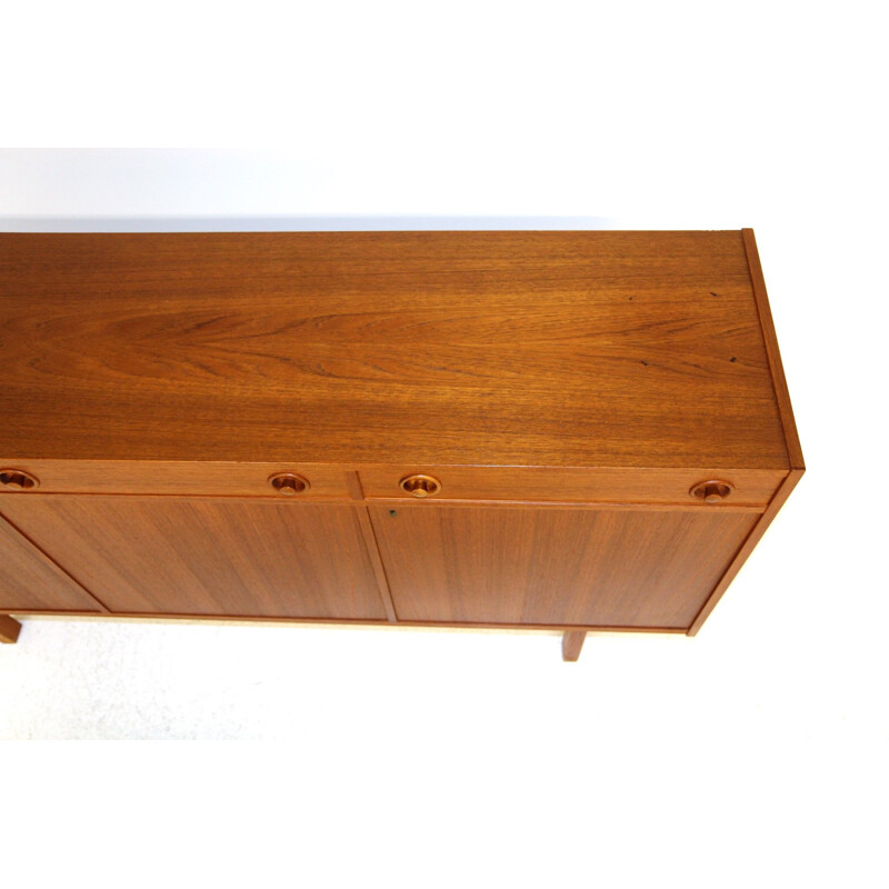 Credenza scandinava in teak, Svezia 1960