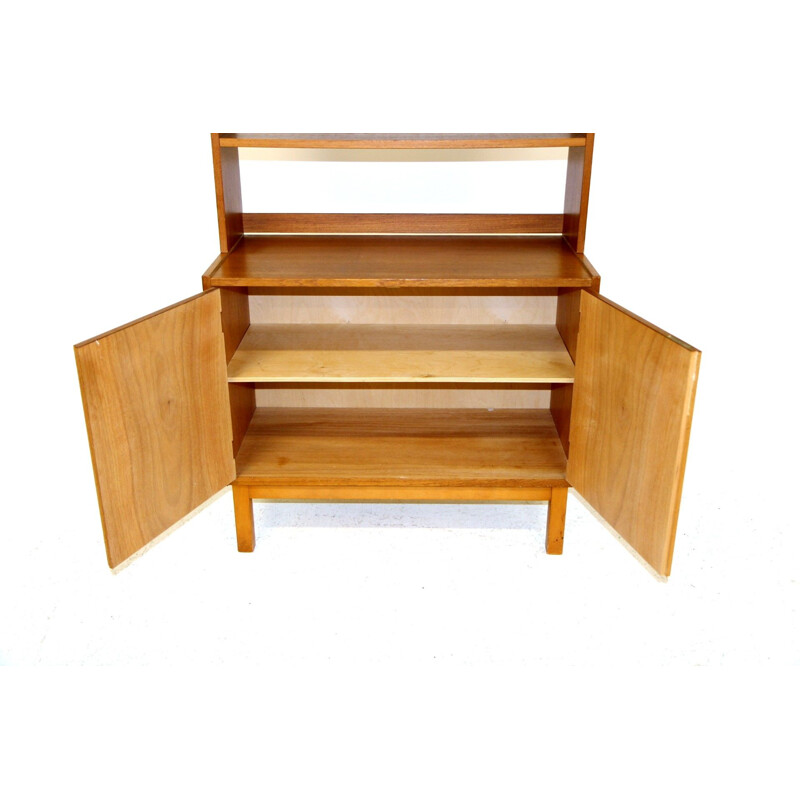 Vintage bookcase with chest of drawers, Sweden 1960