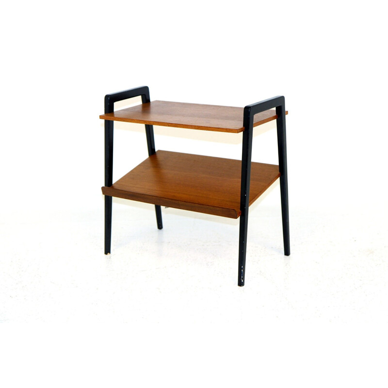 Vintage teak side table, Sweden 1950