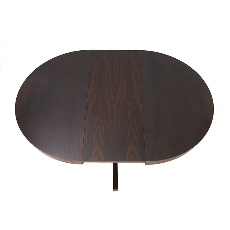 Vintage round extendable table, 1960s