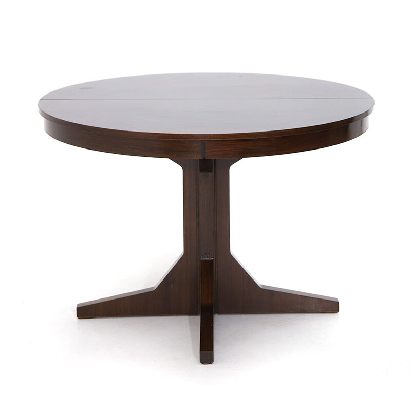 Table ronde à rallonge vintage, 1960