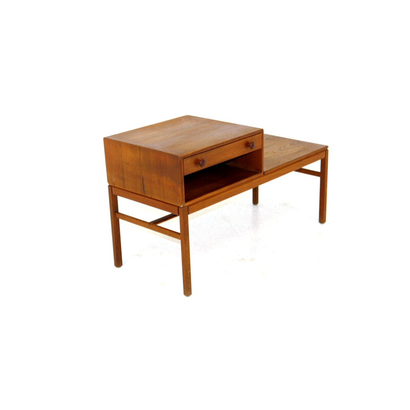 Vintage teak telephone bench by Engström and Mystrand, 1960