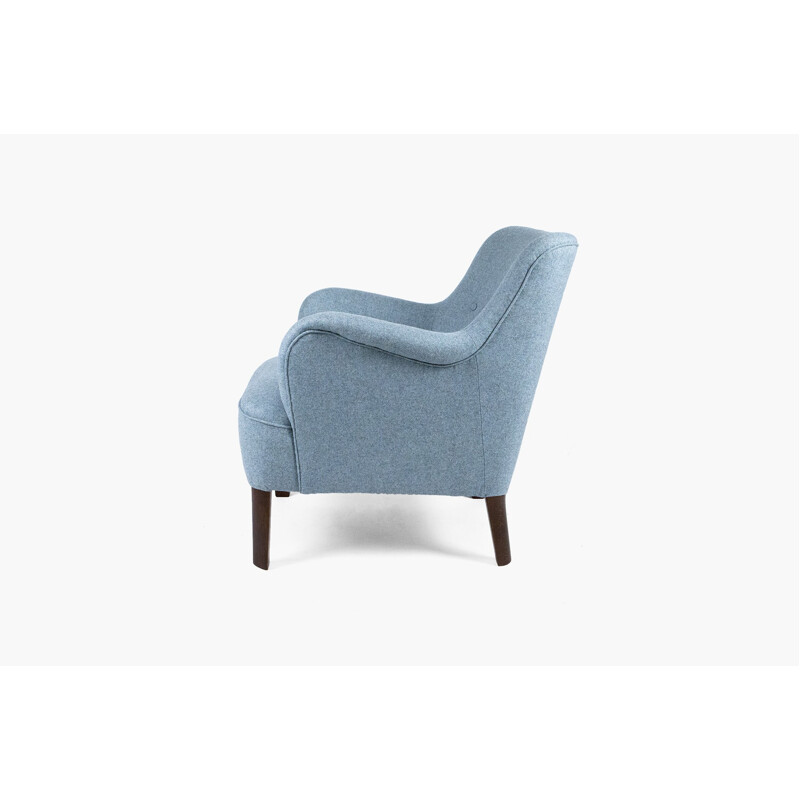 Danish wool armchair, Peter HVIDT - 1940s