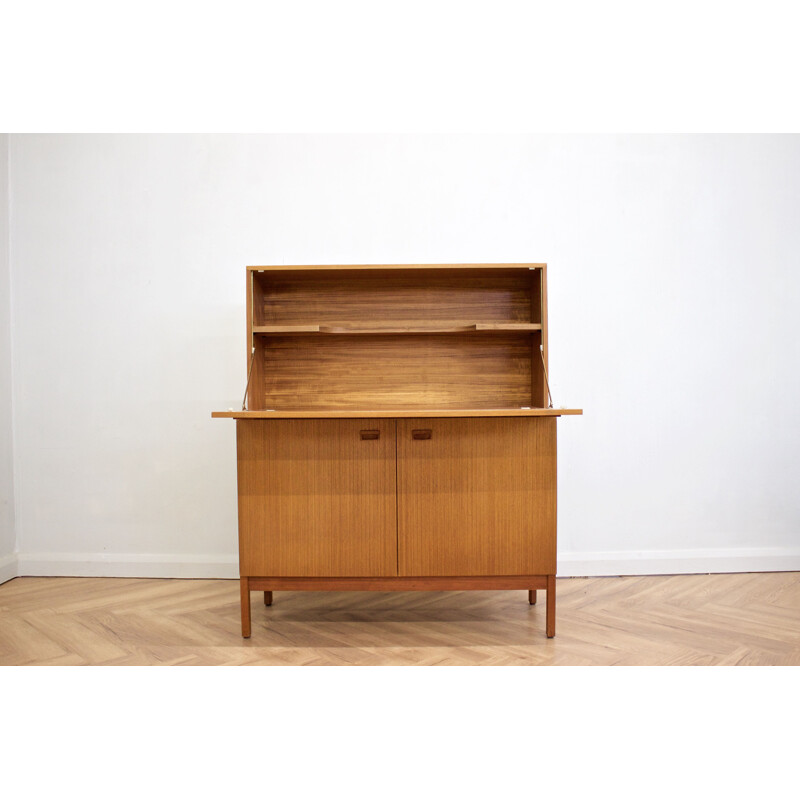 Mid-century teak drinks cabinet by Austinsuite, UK 1970s