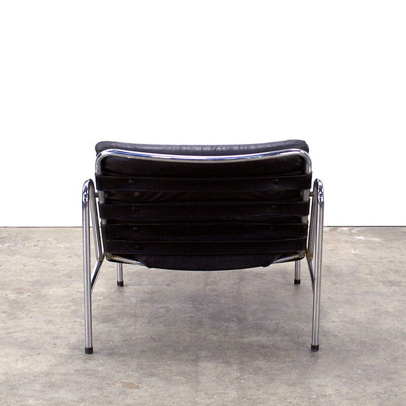 "Osaka" armchair in leather, Martin VISSER - 1970s