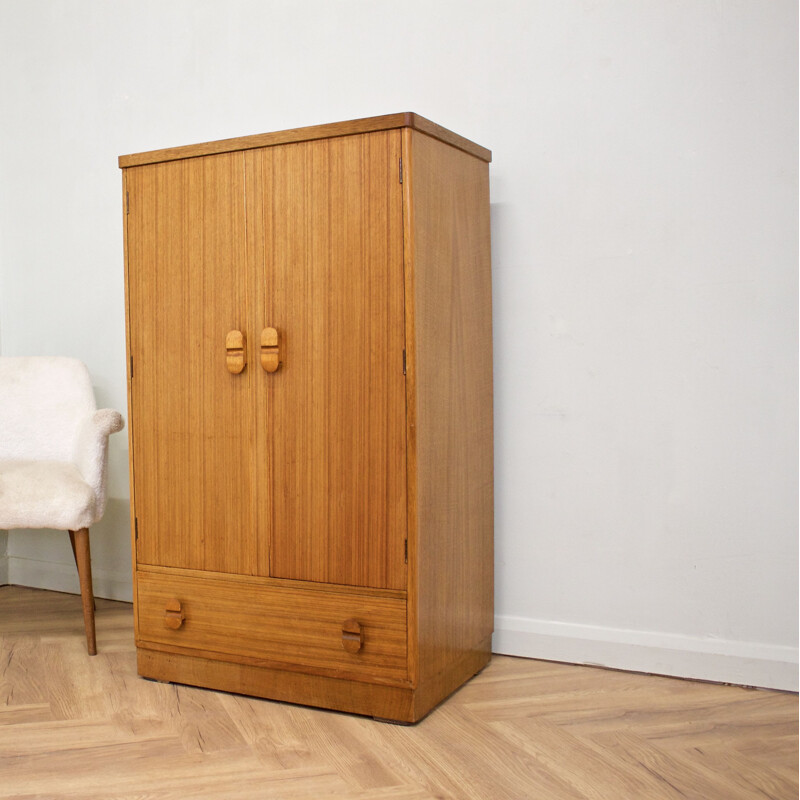 Teak vintage compact cabinet by Goldenkey, UK 1960s