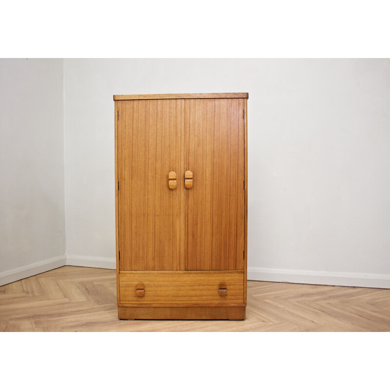 Teak vintage compact cabinet by Goldenkey, UK 1960s