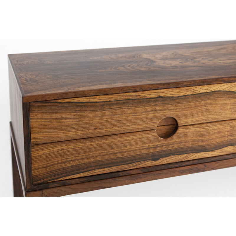 Low chest of drawers in rosewood, Kai KRISTIANSEN - 1950s