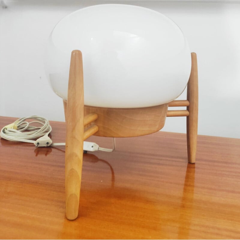 Vintage Uluv table lamp by Krasna Jizba, 1950