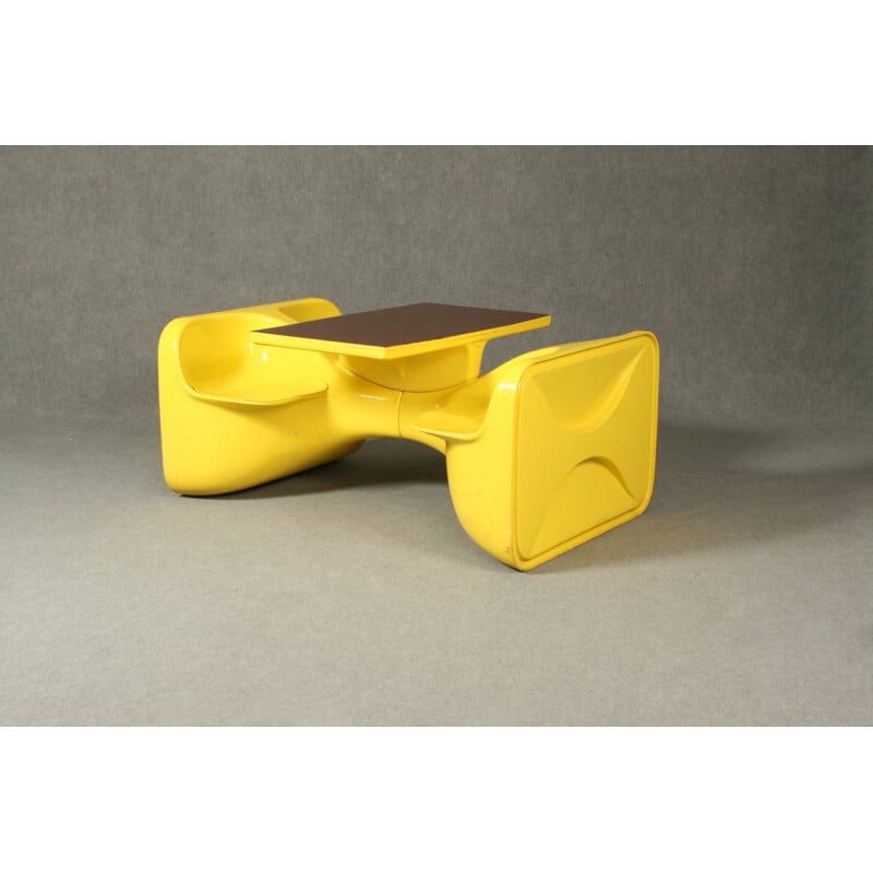 Dining table "Unibloc IV", Roger LANDAULT - 1970s