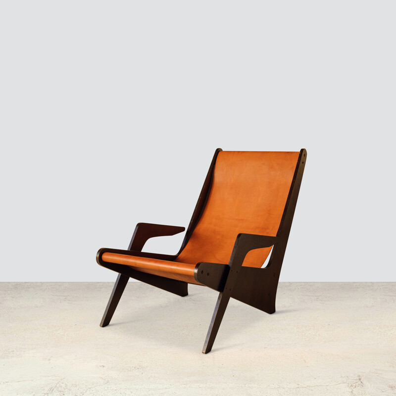 Vintage Boomerang fauteuil van Zanine Caldas, 1950