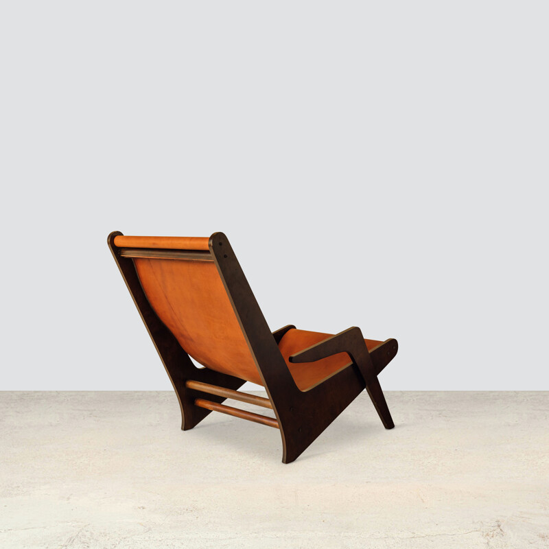 Vintage Boomerang fauteuil van Zanine Caldas, 1950