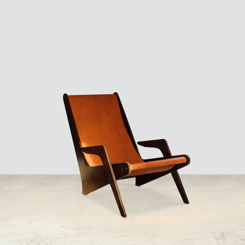 Vintage Boomerang fauteuil van Zanine Caldas, 1950