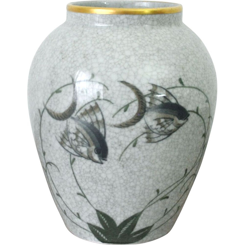 vase vintage en porcelaine