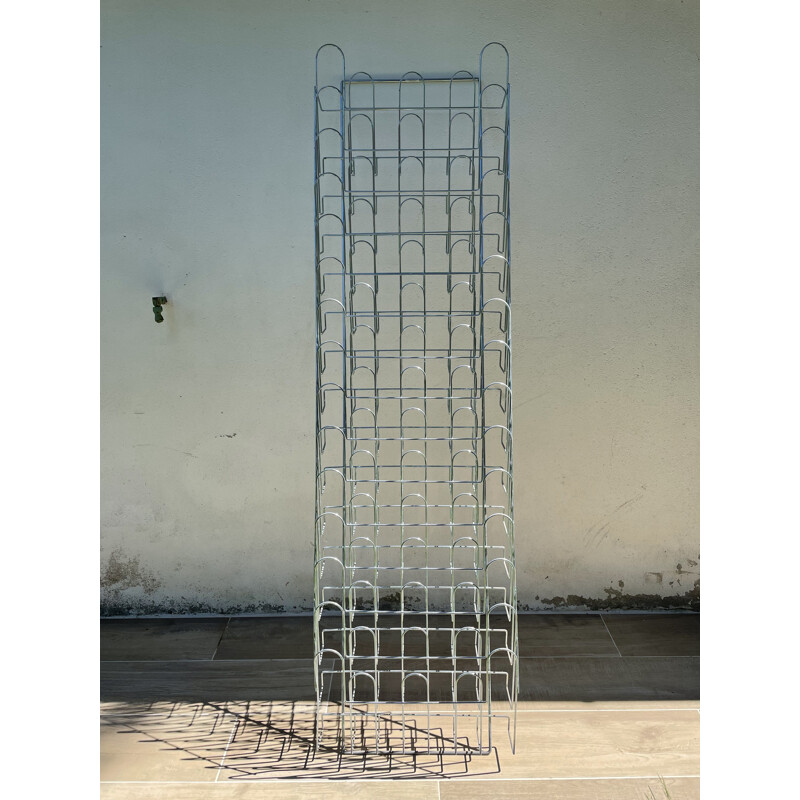 Vintage steel magazine rack