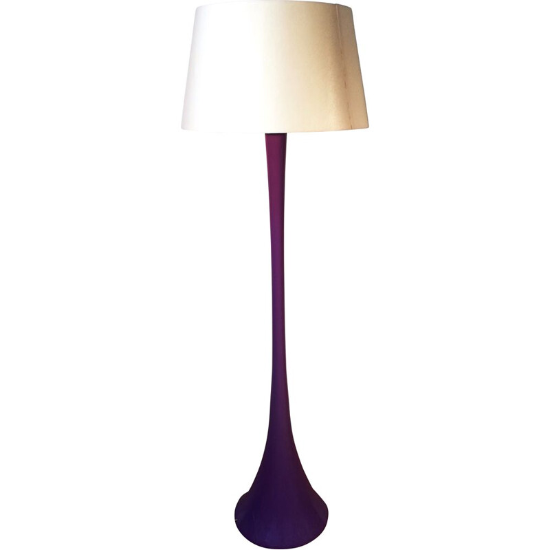 Purple vintage floor lamp