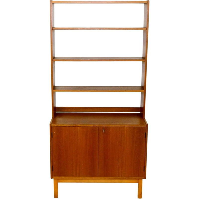 Bibliothèque vintage avec commode, Suède 1960