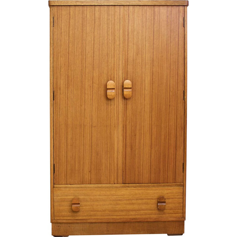 Teak vintage compact cabinet by Goldenkey, UK 1960s