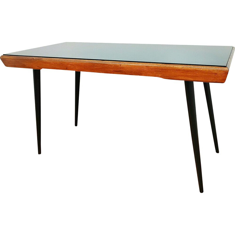 Mesa de café Vintage Beechwood por J.Jiroutek para Cesky Nabytek, Checoslováquia 1960