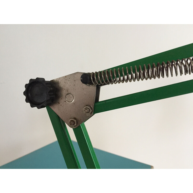 Green industrial architect lamp by Massive