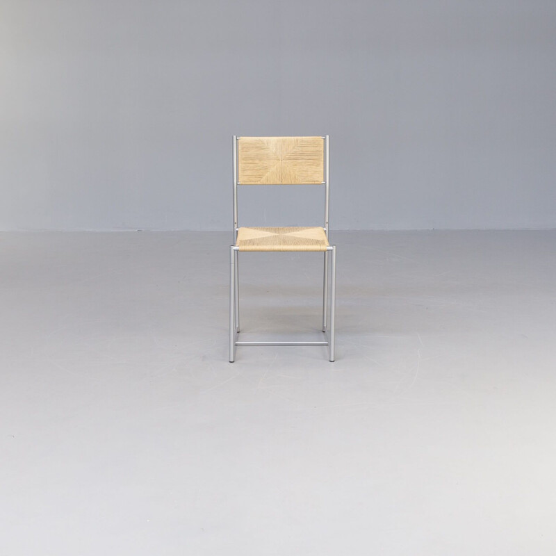 Conjunto de 6 cadeiras "paludis" vintage de Giandomenico Belotti para Alias, 1979