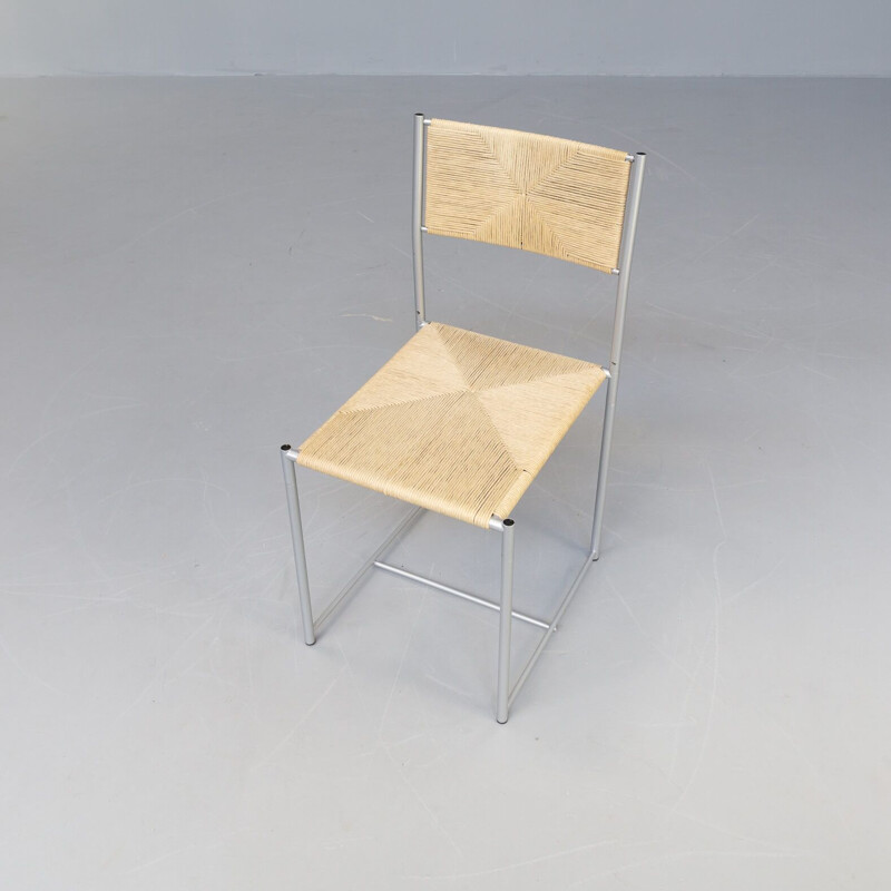 Conjunto de 6 cadeiras "paludis" vintage de Giandomenico Belotti para Alias, 1979
