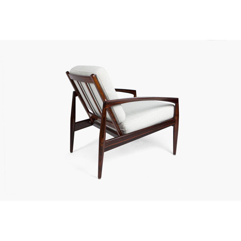 Pair of Magnus Olesen "Paper Knife" armchairs in rosewood, Kai KRISTIANSEN - 1950s