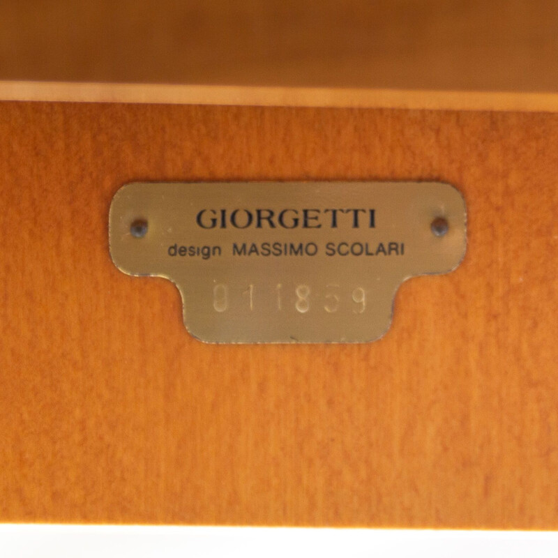 Table vintage "eubea" par Massimo Scolari pour Giorgetti, 1990