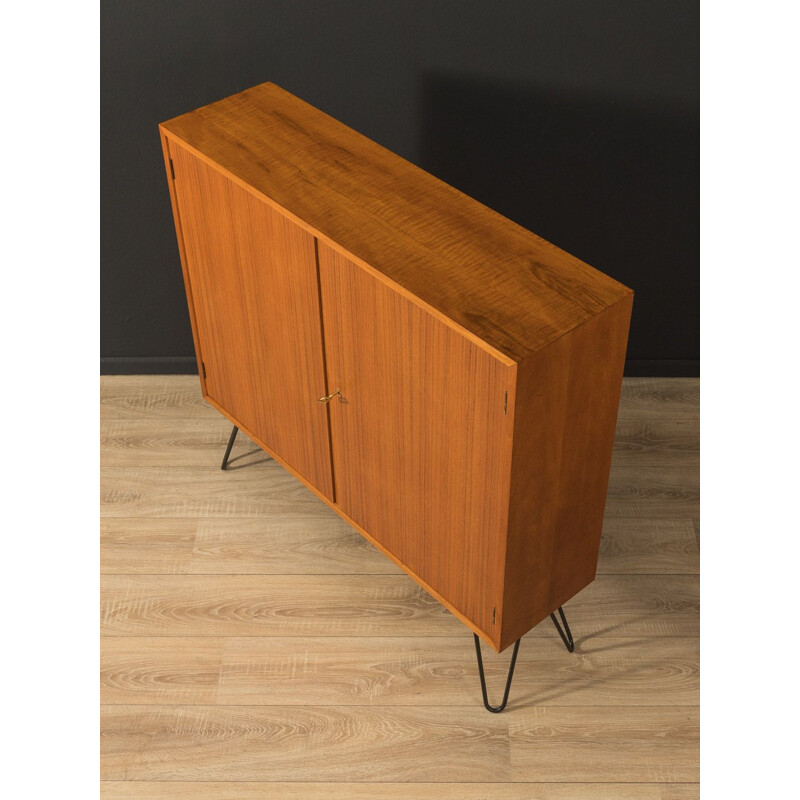 Vintage teak cabinet with two doors, Germany 1950s