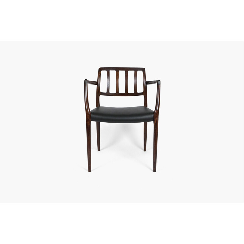 JL Moller Mobelfabrik "66" chair in rosewood, Niels MOLLER - 1970s