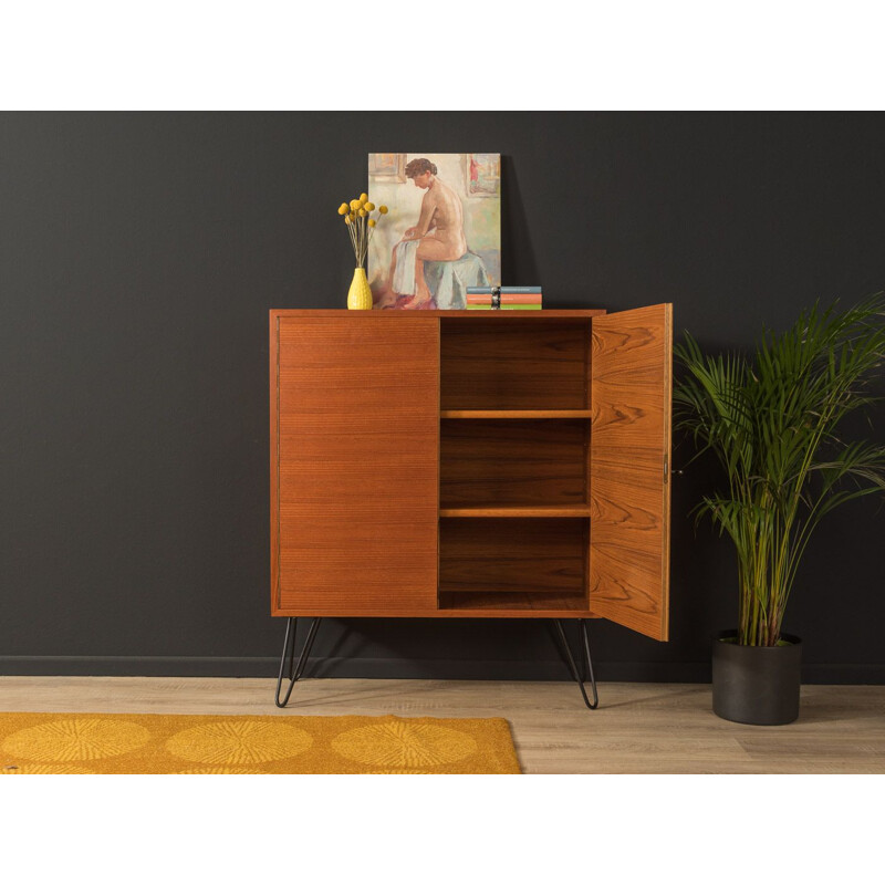 Vintage walnut cabinet, Germany 1950s