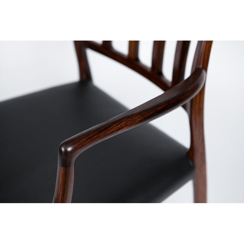 JL Moller Mobelfabrik "66" chair in rosewood, Niels MOLLER - 1970s