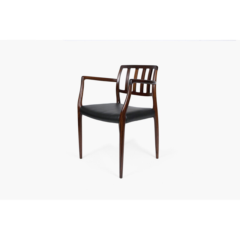 JL Moller Mobelfabrik "66" chair in rosewood, Niels MOLLER - 1970s