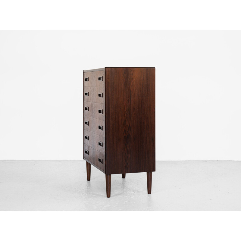 Mid century Danish chest of 6 drawers in rosewood by Westergaard, 1960s